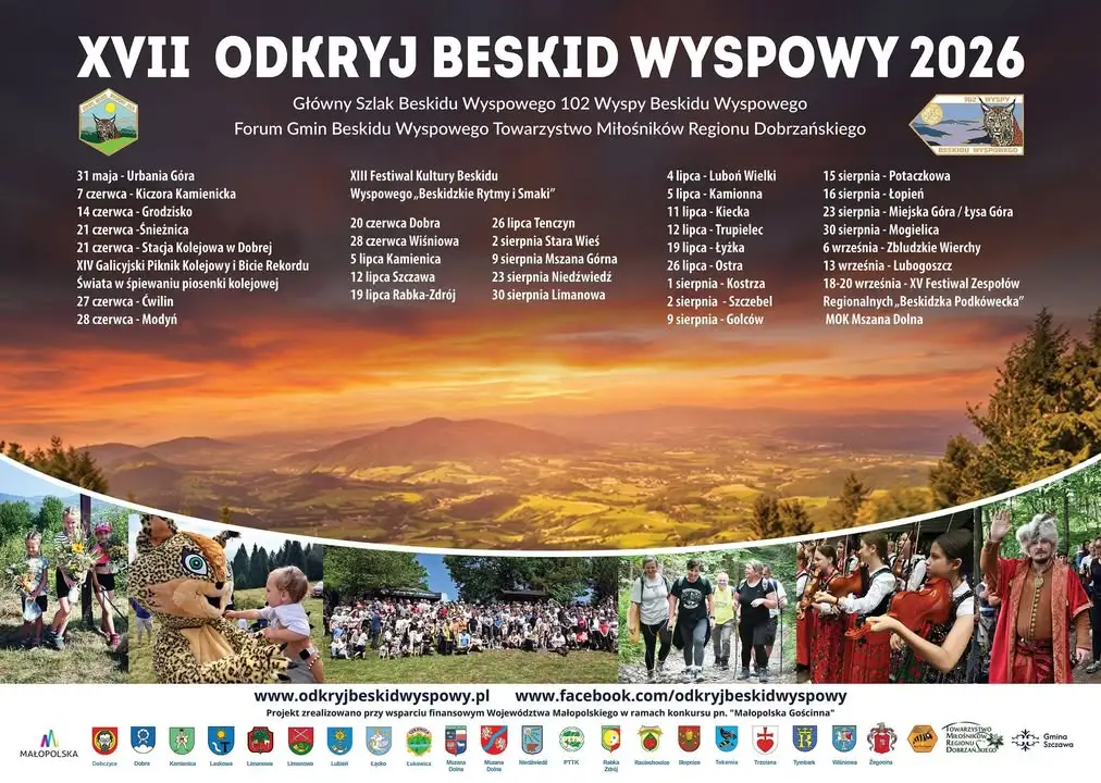 Wędrówka na Kiczorę Kamienicką – 7 czerwca 2026 w ramach akcji „Odkryj Beskid Wyspowy”