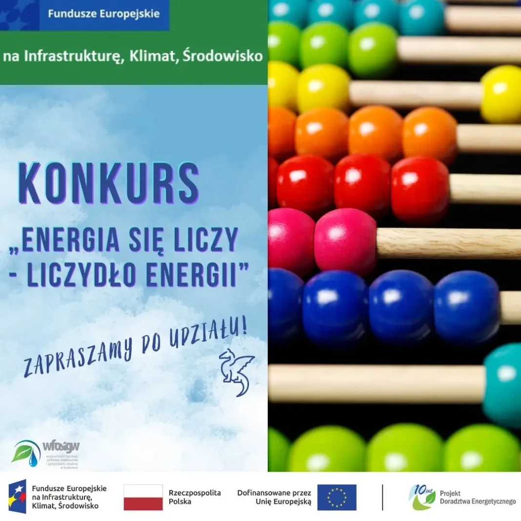 Konkurs „Energia się liczy – liczydło energii” dla przedszkoli i szkół podstawowych