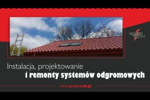 lightning rod installation