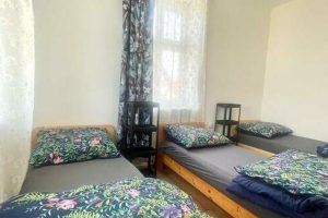 hostel room building